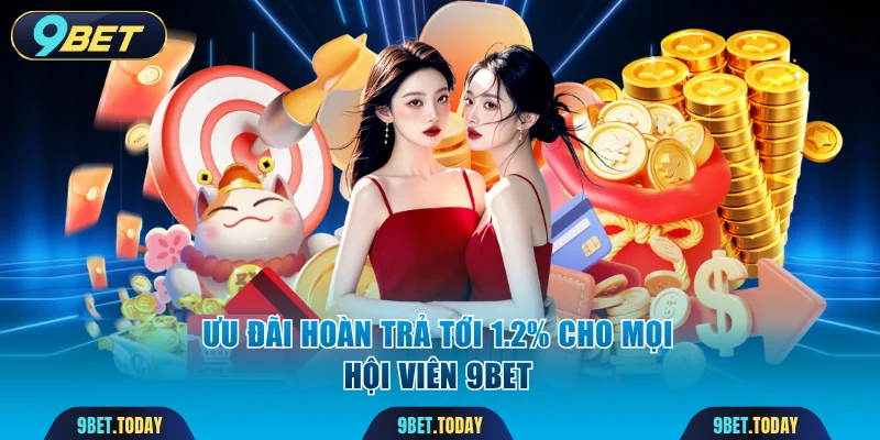 Ưu đãi hoàn trả tới 1.2% cho mọi hội viên